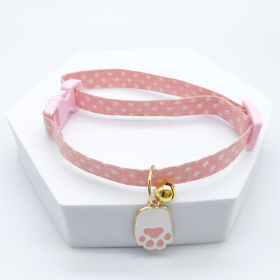 Jauna regulējama mājdzīvnieka kaklasiksna ar zvaniņu, maza suņa kaklarota ar jauku kulonu kaķu kopšanas kakla piederumiem kucēnu piederumi