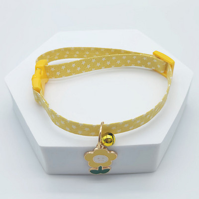 Jauna regulējama mājdzīvnieka kaklasiksna ar zvaniņu, maza suņa kaklarota ar jauku kulonu kaķu kopšanas kakla piederumiem kucēnu piederumi