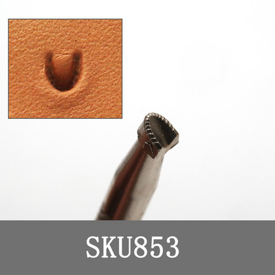 1 gab. Ādas griešanas reljefa rīks, ar rokām darināts ādas apdrukas zīmogs, dekoratīvs raksts, grebts