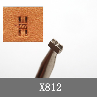 1 gab. Ādas griešanas reljefa rīks, ar rokām darināts ādas apdrukas zīmogs, dekoratīvs raksts, grebts