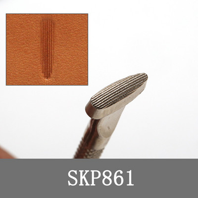 1 gab. Ādas griešanas reljefa rīks, ar rokām darināts ādas apdrukas zīmogs, dekoratīvs raksts, grebts