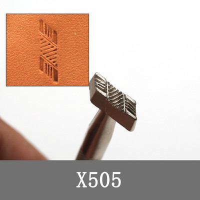 1 gab. Ādas griešanas reljefa rīks, ar rokām darināts ādas apdrukas zīmogs, dekoratīvs raksts, grebts