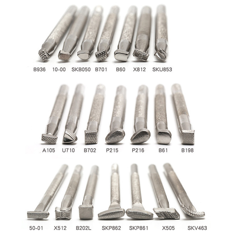 1 gab. Ādas griešanas reljefa rīks, ar rokām darināts ādas apdrukas zīmogs, dekoratīvs raksts, grebts
