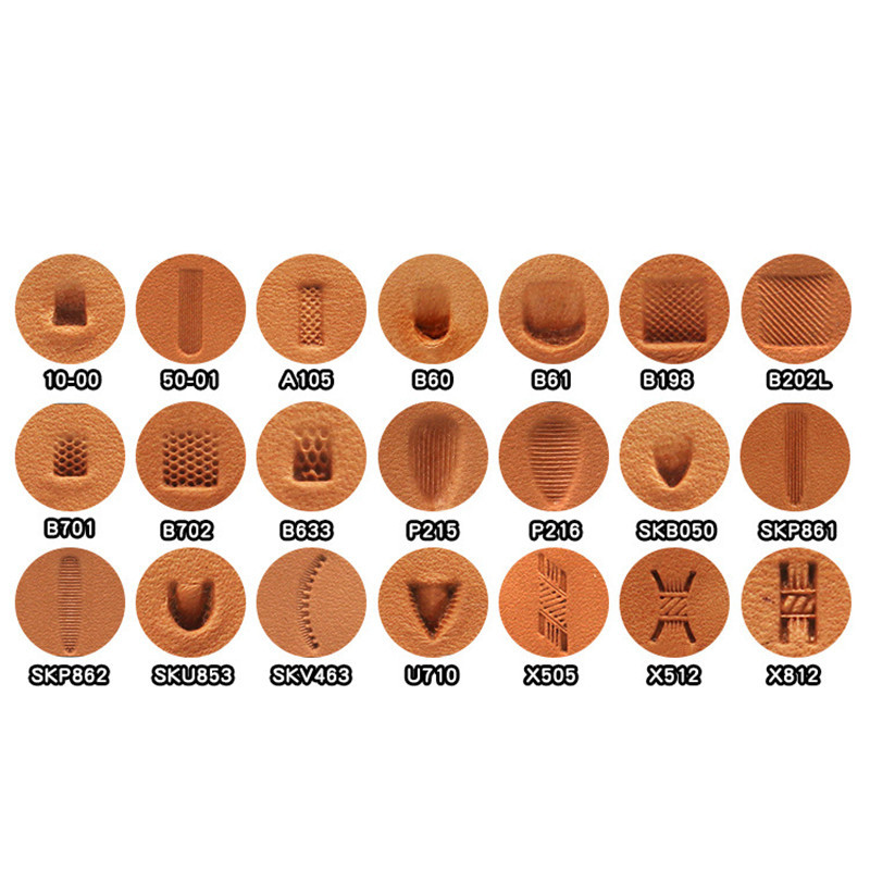 1 gab. Ādas griešanas reljefa rīks, ar rokām darināts ādas apdrukas zīmogs, dekoratīvs raksts, grebts