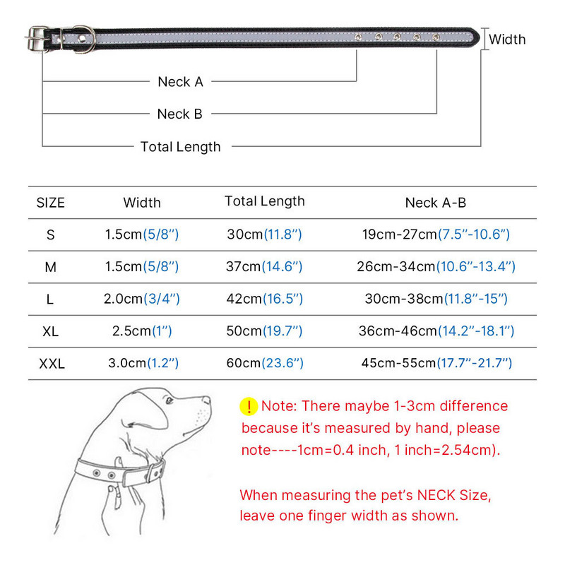 S-XXL suņu kaklasiksna atstarojoša nakts drošība kucēnam kakla siksna Metāla astes cauruma kaklasiksnas maziem vidēji lieliem suņu mājdzīvnieku izstrādājumiem 6 krāsas