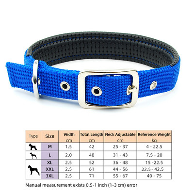 Neilona mājdzīvnieku kaklasiksnas PP regulējama kakla siksna ar putām polsterēta suņu kakla siksna, mīksta, izturīga maziem vidēji lieliem suņiem un kaķiem mājdzīvnieku piederumi