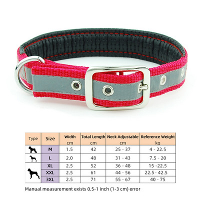 Neilona mājdzīvnieku kaklasiksnas PP regulējama kakla siksna ar putām polsterēta suņu kakla siksna, mīksta, izturīga maziem vidēji lieliem suņiem un kaķiem mājdzīvnieku piederumi