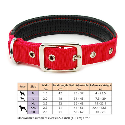 Neilona mājdzīvnieku kaklasiksnas PP regulējama kakla siksna ar putām polsterēta suņu kakla siksna, mīksta, izturīga maziem vidēji lieliem suņiem un kaķiem mājdzīvnieku piederumi