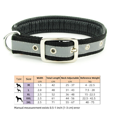 Neilona mājdzīvnieku kaklasiksnas PP regulējama kakla siksna ar putām polsterēta suņu kakla siksna, mīksta, izturīga maziem vidēji lieliem suņiem un kaķiem mājdzīvnieku piederumi