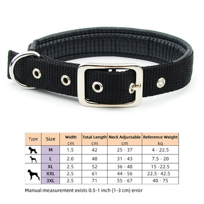 Neilona mājdzīvnieku kaklasiksnas PP regulējama kakla siksna ar putām polsterēta suņu kakla siksna, mīksta, izturīga maziem vidēji lieliem suņiem un kaķiem mājdzīvnieku piederumi