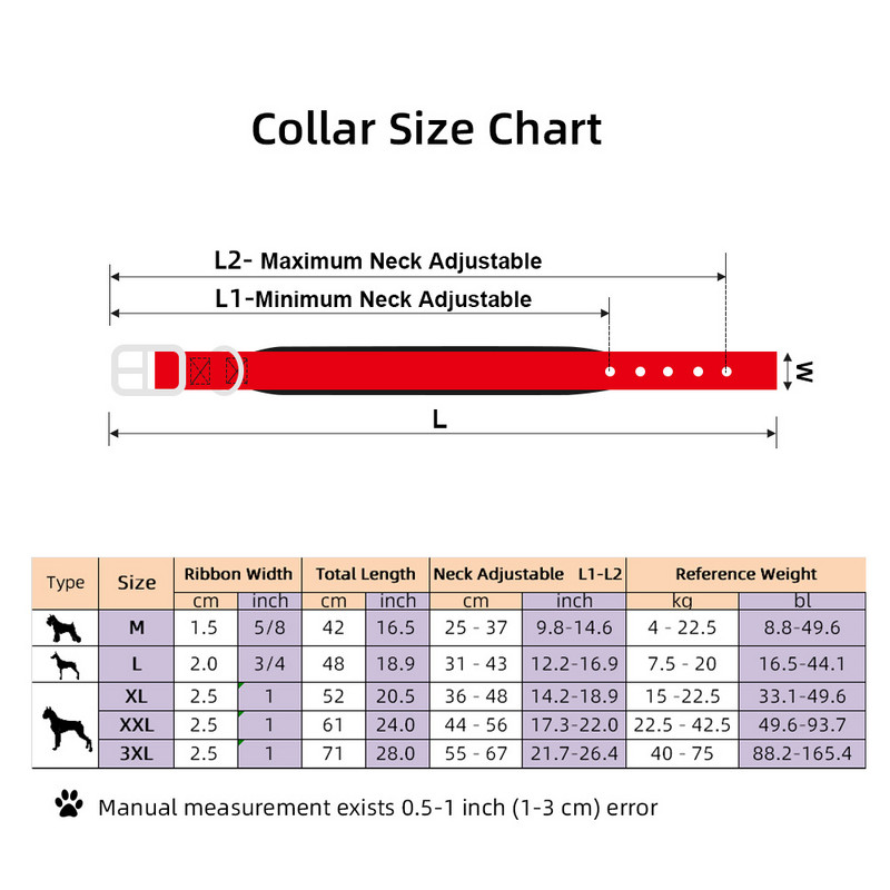 Neilona mājdzīvnieku kaklasiksnas PP regulējama kakla siksna ar putām polsterēta suņu kakla siksna, mīksta, izturīga maziem vidēji lieliem suņiem un kaķiem mājdzīvnieku piederumi