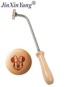 JINXINYANG 3 cm kūkas zīmols cepšana vara veidne misiņa rokturu komplekts, kas dedzina koka ādu maize Hamberger liellopu gaļas zīmola nospiedums