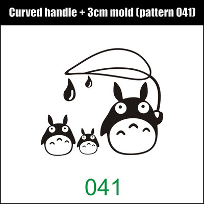 JINXINYANG 3 cm kūkas zīmols cepšana vara veidne misiņa rokturu komplekts, kas dedzina koka ādu maize Hamberger liellopu gaļas zīmola nospiedums