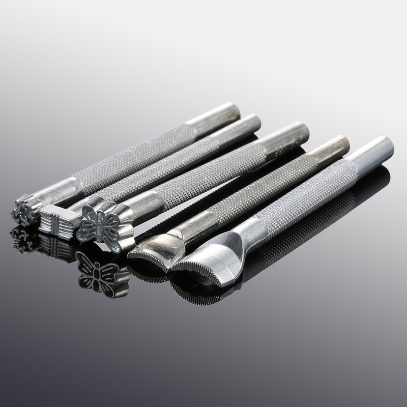 2023 m. Nauji metaliniai odiniai darbo balno gamybos įrankiai, raižyti odiniai amatų antspaudai, odos štampavimas, tvirtas „pasidaryk pats“ spausdinimas.