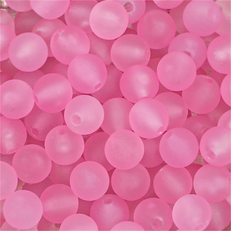 8mm-12mm Akrila simfonija caurspīdīga gumijas matēta lodīšu krelles, rokassprādze, kaklarota, auskari, mājas rotaslietas, aksesuāri