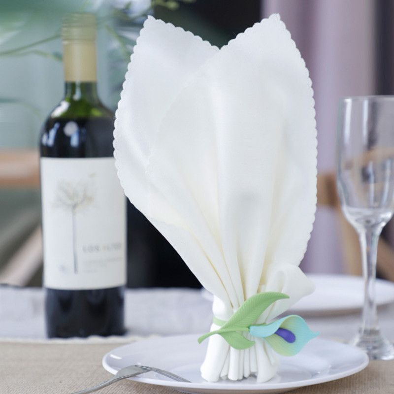 1gab Ziedi Salvešu Gredzeni Kāzu galda rotājumi Metāla salvešu turētājs Valentīna diena Saules zieds Tulpes roze Salvešu gredzenu turētāji