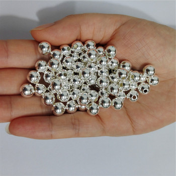 Καθαρό λευκό 3-12 χιλιοστά ευθείες τρύπες στρογγυλές απομιμήσεις πλαστικές χάντρες μαργαριταριού για αξεσουάρ κοσμημάτων Χάντρες & Κατασκευή κοσμημάτων