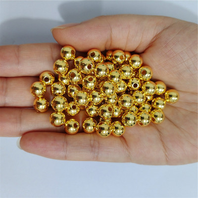 Tīri baltas 3-12 mm taisnas atveres apaļas plastmasas pērļu imitācijas krelles rotaslietu aksesuāriem Pērlīšu un juvelierizstrādājumu izgatavošana