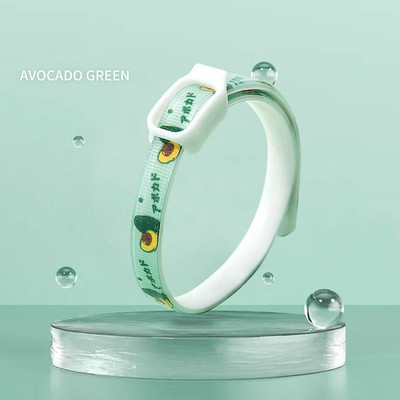 Mājdzīvnieku atbaidīšanas kakla siksna Netoksiska atbaidīšanas kakla siksna kaķiem Suņu vasaras dzīvnieku piederumi Mājdzīvnieku piederumi Mājdzīvnieku kaklasiksna Augļi Apdrukāti Kaķu piederumi