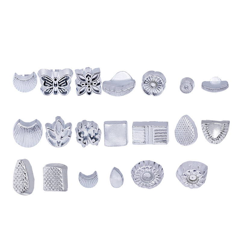 LMDZ Μεταλλικό Δερμάτινο Σέλα Εργασίας Εργαλεία κατασκευής Σκάλισμα Δερμάτινα Στάμπες χειροτεχνίας Δερμάτινο Στάμπινγκ Εργαλείο εκτύπωσης συμπαγούς μετάλλου