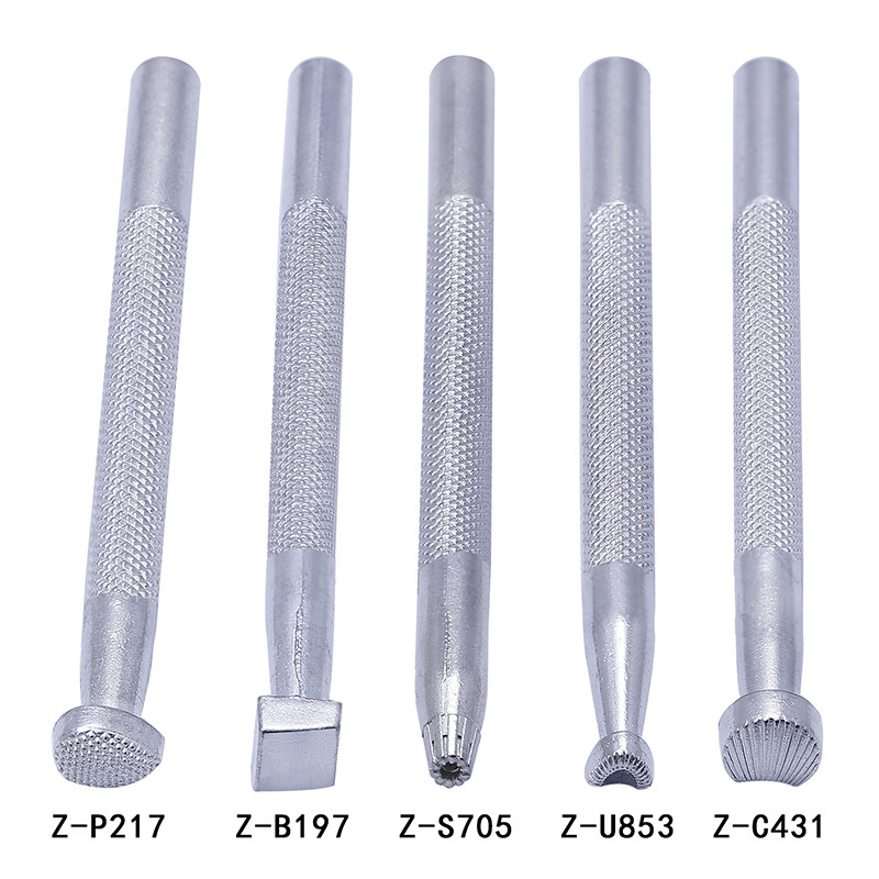 LMDZ Μεταλλικό Δερμάτινο Σέλα Εργασίας Εργαλεία κατασκευής Σκάλισμα Δερμάτινα Στάμπες χειροτεχνίας Δερμάτινο Στάμπινγκ Εργαλείο εκτύπωσης συμπαγούς μετάλλου