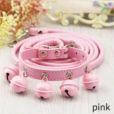 1 gab mājdzīvnieku kaklasiksna kaķu suņu apkakles PU materiāls ar zvana kakla gredzenu kaklarotas drošības elastīga regulējama kaklasiksna mājdzīvnieku aksesuāri