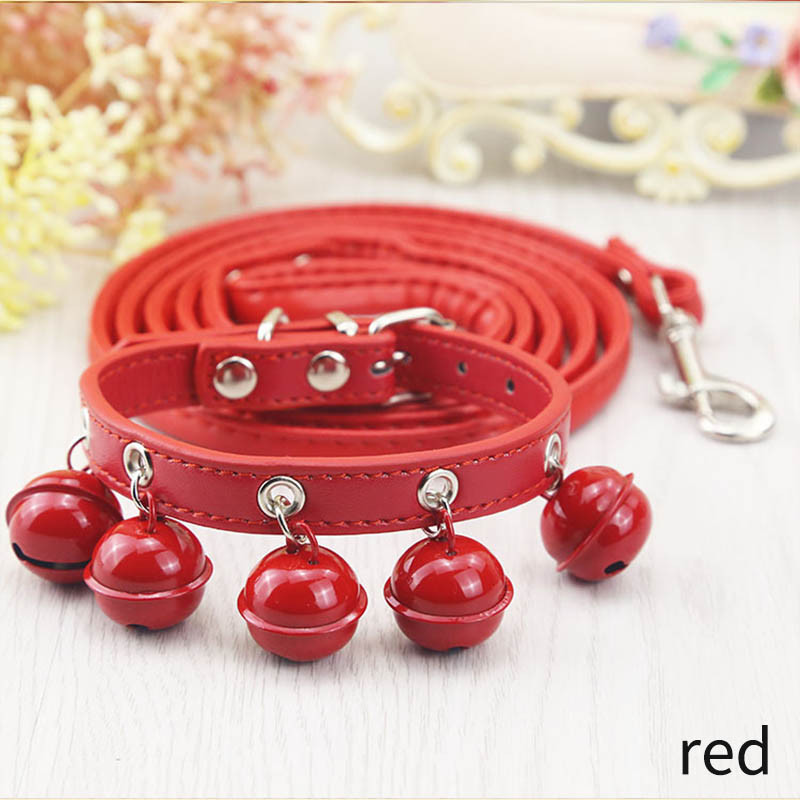 1 gab mājdzīvnieku kaklasiksna kaķu suņu apkakles PU materiāls ar zvana kakla gredzenu kaklarotas drošības elastīga regulējama kaklasiksna mājdzīvnieku aksesuāri