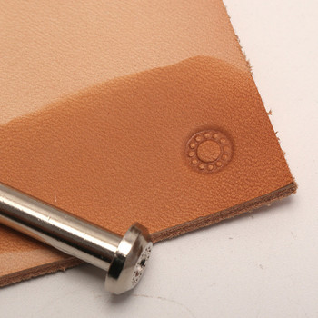 1 τμχ Εργαλείο DIY Craft Leather Craft Metal Mattting Tool Fishskin Stamps Tool Set Tools for Leather