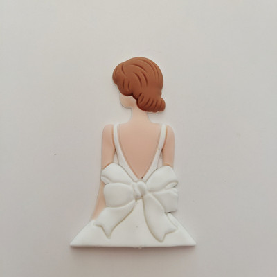 Kūku dekorēšanas piederumi White Bow My Queen Butterflis kūku toperi dzimšanas dienas kūkai.