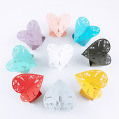 50gab baloža formas lāzera griezts papīrs vakariņu dvielis salvetes gredzeni turētāji dzimšanas dienas kāzu ballīte Ziemassvētku mājas galda noformējums