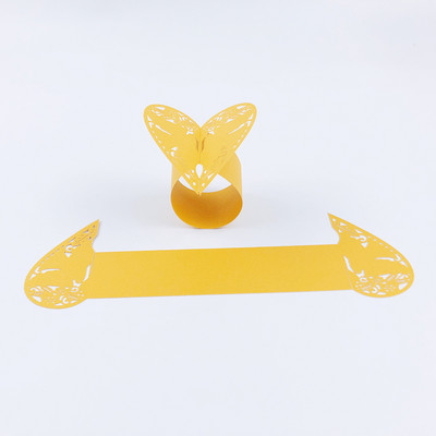 50gab baloža formas lāzera griezts papīrs vakariņu dvielis salvetes gredzeni turētāji dzimšanas dienas kāzu ballīte Ziemassvētku mājas galda noformējums