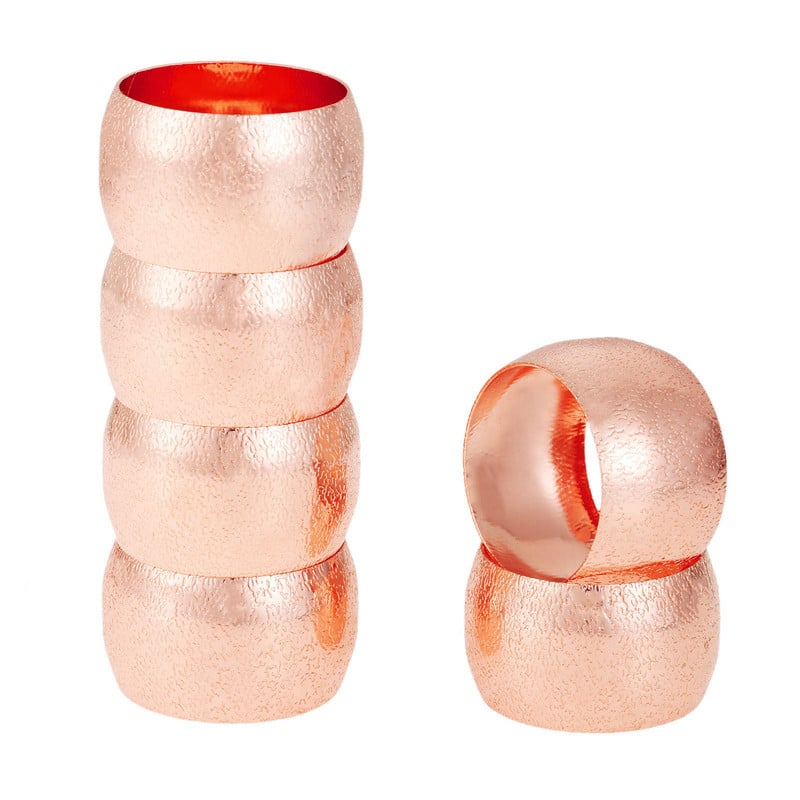 6 bucăți/set inel pentru șervețele cu model în relief Suport pentru șervețele rotunde Cataramă pentru șervețele auriu/argint/aur trandafir Decor de masă pentru petrecere de nuntă