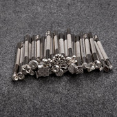 Ādas griešanas drukāšanas rokasgrāmata DIY ādas sakausējumu drukas rīki Īpaši drukas rīki ziedu grebšanai un klauvēšanai K536