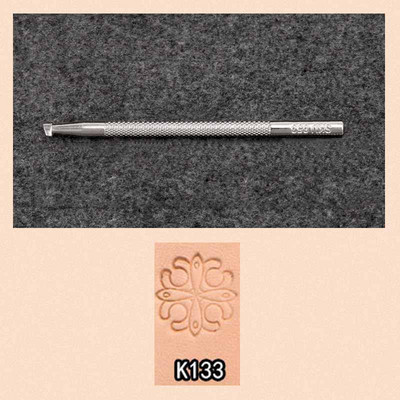 Ādas griešanas drukāšanas rokasgrāmata DIY ādas sakausējumu drukas rīki Īpaši drukas rīki ziedu grebšanai un klauvēšanai K536