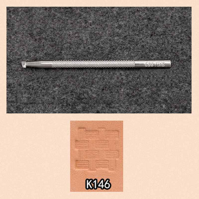 Ādas griešanas drukāšanas rokasgrāmata DIY ādas sakausējumu drukas rīki Īpaši drukas rīki ziedu grebšanai un klauvēšanai K536