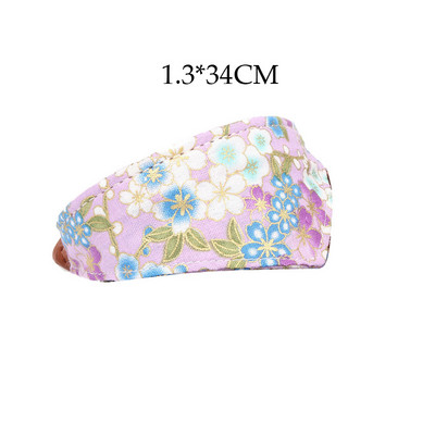 Modes purpursarkani ziedu apdruka Mazie mājdzīvnieki Suņi kaklasiksna āra pastaigu pavadi siksnas kucēni kaķi Bowknot kaklasiksnas čivavas pavadas