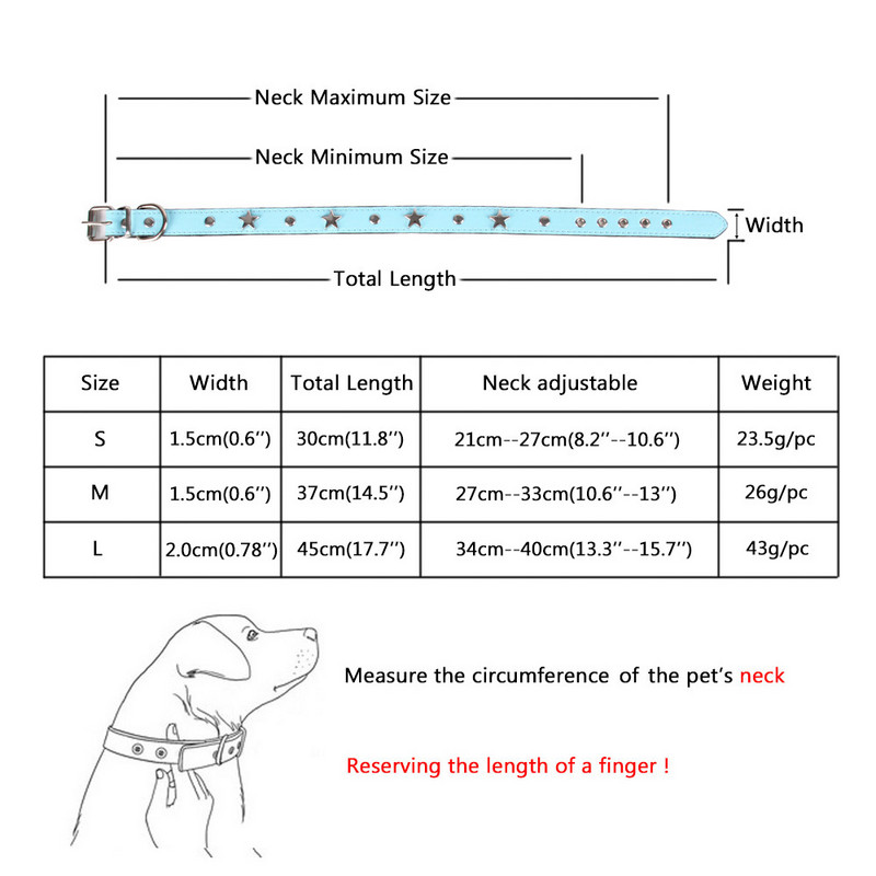 Personalizēta suņu kaklasiksna PU ādas nerūsējošā tērauda Pentagrammas stils maziem un vidējiem suņiem Kaķu kaklarota Siksnas dzīvniekiem Mājdzīvnieku piederumi
