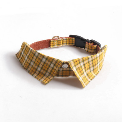 Suņa smokinga kaklasiksna ar rokām izgatavotu regulējamu rūtainu kaklasiksnu Formāla mājdzīvnieku kaķu kaklasiksna mazam, vidējam lielam suņa zēnam