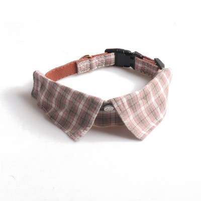 Suņa smokinga kaklasiksna ar rokām izgatavotu regulējamu rūtainu kaklasiksnu Formāla mājdzīvnieku kaķu kaklasiksna mazam, vidējam lielam suņa zēnam