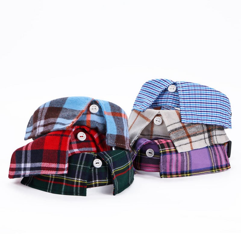 Suņa smokinga kaklasiksna ar rokām izgatavotu regulējamu rūtainu kaklasiksnu Formāla mājdzīvnieku kaķu kaklasiksna mazam, vidējam lielam suņa zēnam