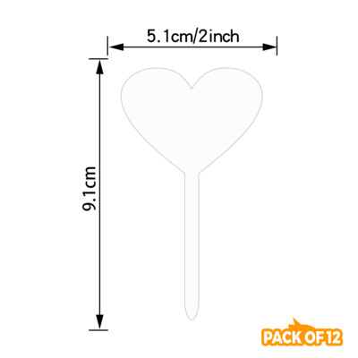 Iepakojumā 12 gab. 2 collu akrila kūku kūciņas, tukšas kūciņas, kas paredzētas dzidrajām dzimšanas dienas ballīšu kūku dekorācijām.