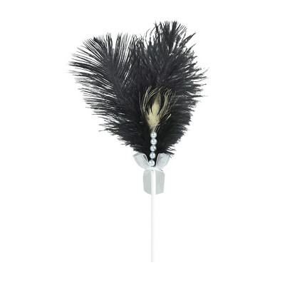 1/3 gab. Romantiska pērļu spalvu kūku virsma, melna, balta spalvu kūku virsma, kas paredzēta dzimšanas dienas kāzu ballītes kūkas deserta dekorēšanai