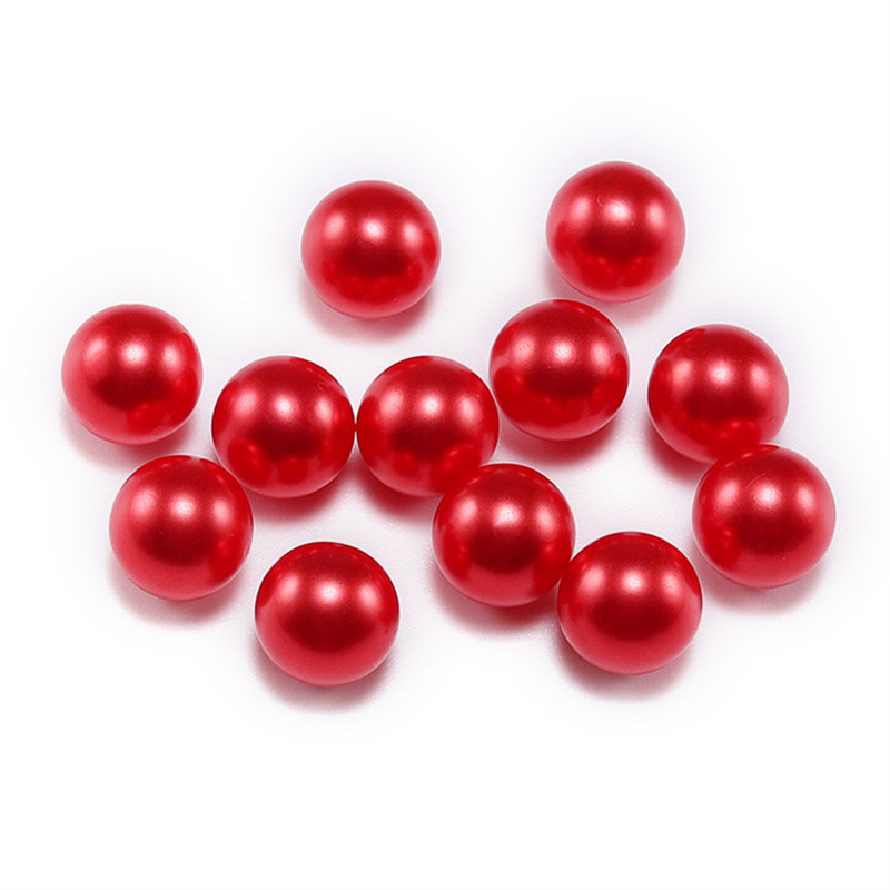 3-12 mm neporainas ABS krāsas imitācijas pērļu krelles DIY ar rokām pildīti aksesuāri materiāls dekoratīvas rotaslietu izgatavošanas krelles
