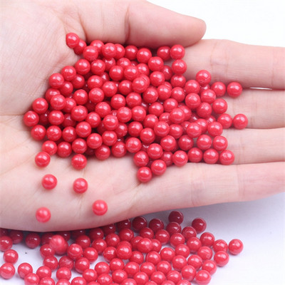 3/4/5/6/8mm apaļas daudzkrāsu perlas Para Manualidades bez cauruma akrila krelles, brīvas krelles rotaslietu izgatavošanai, DIY aksesuāri