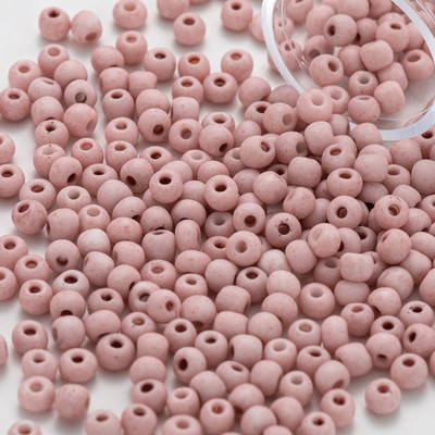 TAO krelles, 3,0 mm, 330 gab., matētas vienkrāsainas, apaļas stikla krelles, 10 grami/caurule DIY roku darbam ar adatu šūšanai, aušanai