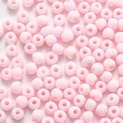 TAO krelles, 3,0 mm, 330 gab., matētas vienkrāsainas, apaļas stikla krelles, 10 grami/caurule DIY roku darbam ar adatu šūšanai, aušanai