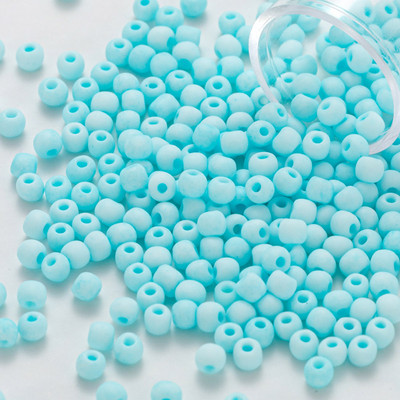 TAO krelles, 3,0 mm, 330 gab., matētas vienkrāsainas, apaļas stikla krelles, 10 grami/caurule DIY roku darbam ar adatu šūšanai, aušanai