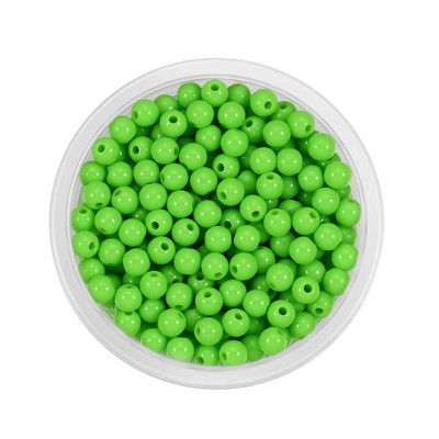 3-12mm Ακρυλικές ίσιες τρύπες μαργαριταρένιες χάντρες μπάλα DIY Χειροποίητες Χάντρες Χαλαρές Χάντρες Τσάντα Τσάντα Βραχιόλι Αξεσουάρ ένδυσης