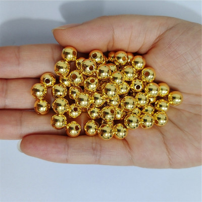 3-12mm Ακρυλικές ίσιες τρύπες μαργαριταρένιες χάντρες μπάλα DIY Χειροποίητες Χάντρες Χαλαρές Χάντρες Τσάντα Τσάντα Βραχιόλι Αξεσουάρ ένδυσης