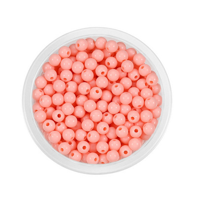 3-12mm Ακρυλικές ίσιες τρύπες μαργαριταρένιες χάντρες μπάλα DIY Χειροποίητες Χάντρες Χαλαρές Χάντρες Τσάντα Τσάντα Βραχιόλι Αξεσουάρ ένδυσης